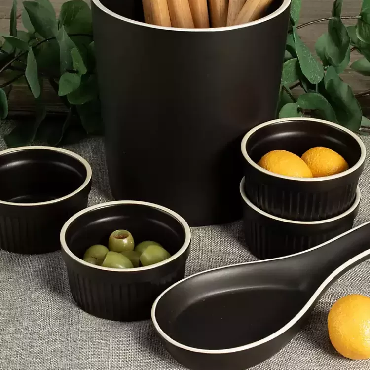 onyx_katy_pc_kitchen_accessories_set_6.webp Onyx Katy 6-pc. Kitchen Accessories Set>Kirklands Home Flash Sale