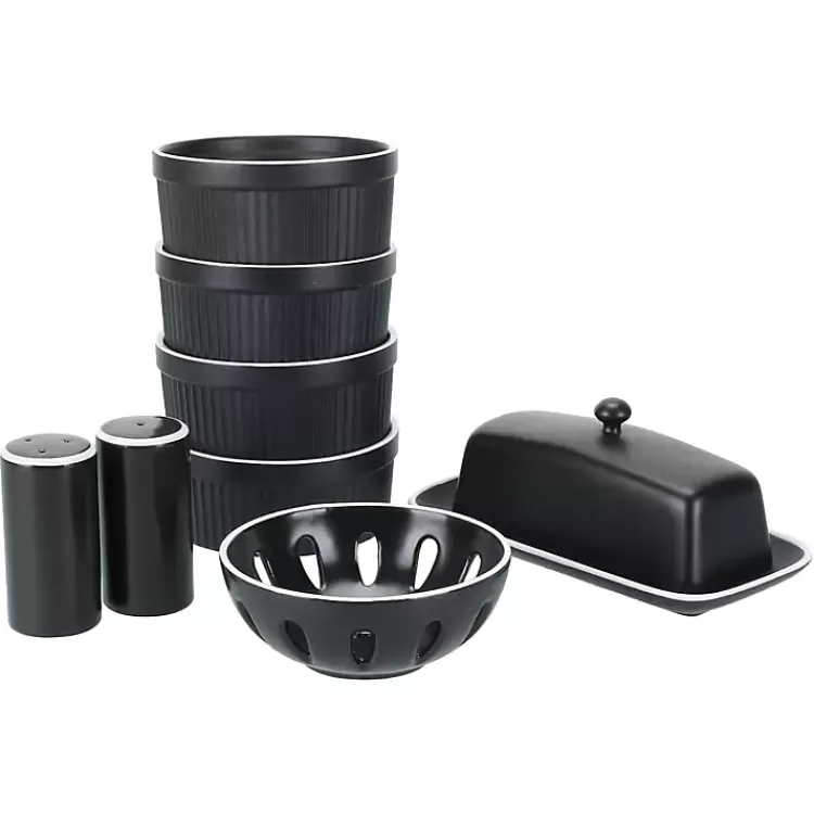 Onyx Stoneware 7-pc. Kitchen Accessories Set>Kirklands Home Discount