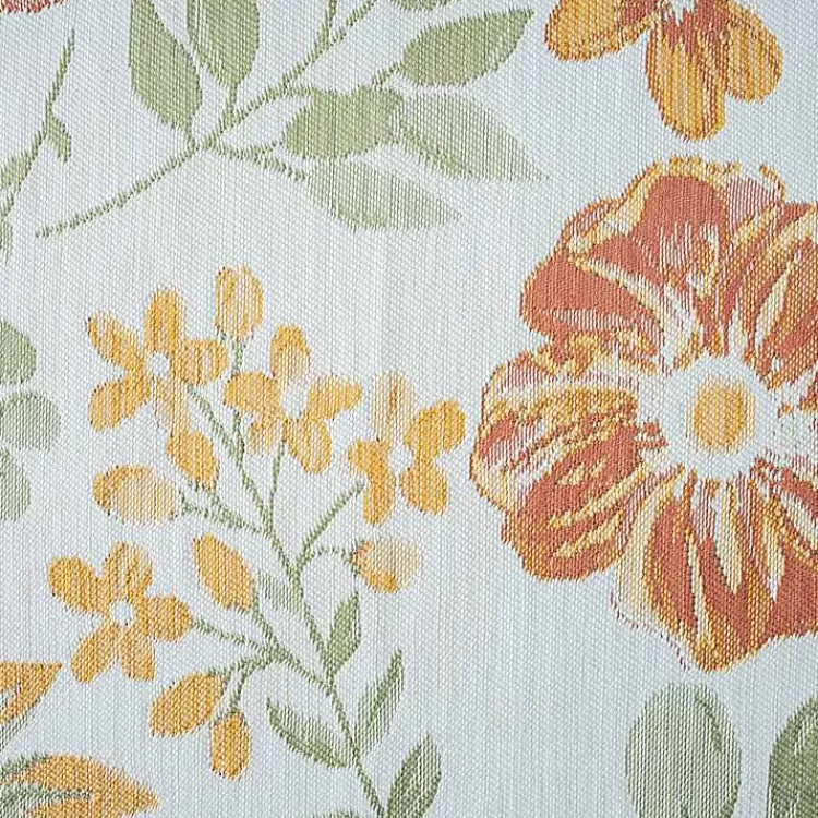 orange__green_floral_reversible_outdoor_rug_x_9.webp Orange & Green Floral Reversible Outdoor Rug, 5x7>Kirklands Home Best