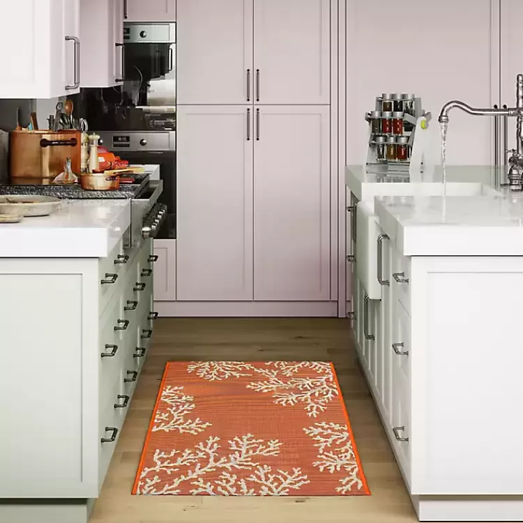 orange_coral_indooroutdoor_rug_x_5-1.webp Coral Indoor/Outdoor Rug, 2x3>Kirklands Home New