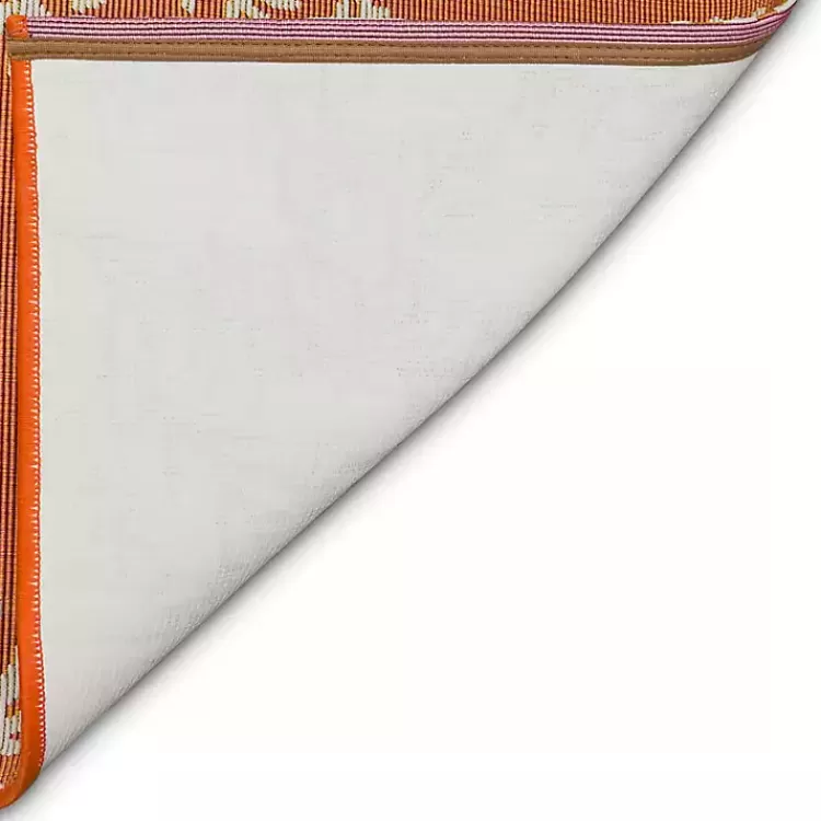 Coral Indoor/Outdoor Runner, 1x4>Kirklands Home Shop