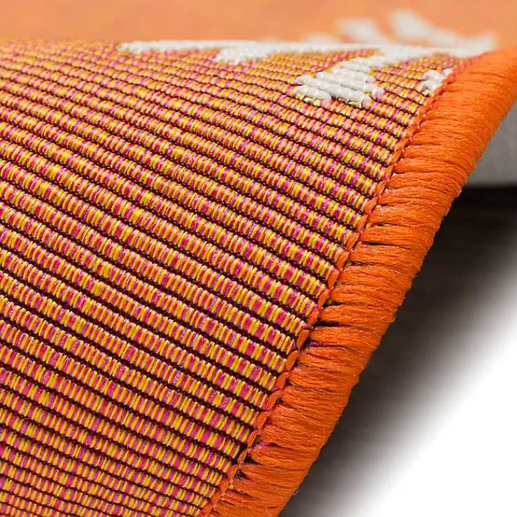 orange_coral_indooroutdoor_runner_x_4.webp Coral Indoor/Outdoor Runner, 1x4>Kirklands Home Shop