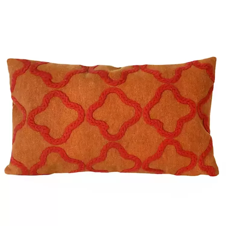 Crewelwork Embroidered Outdoor Pillow>Kirklands Home Best Sale