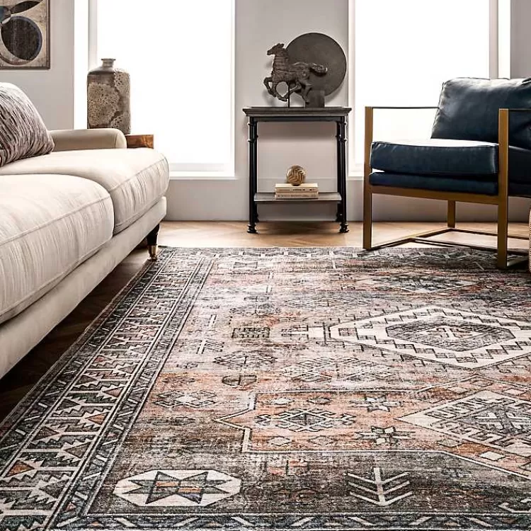 orange_global_pattern_washable_area_rug_x_2-1.webp Orange Global Pattern Washable Area Rug, 5x8>Kirklands Home Best Sale