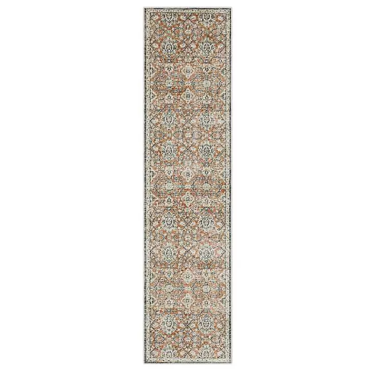 Granary Floral Runner, 2x8>Kirklands Home Best Sale