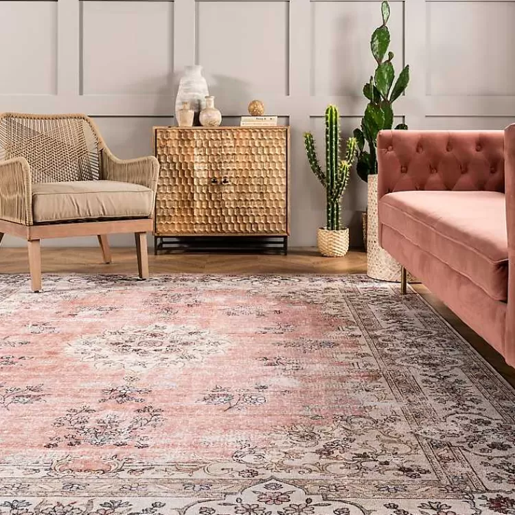 Vintage Floral Washable Runner>Kirklands Home Online