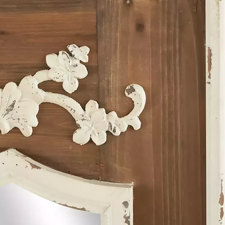 ornate_antique_white_wood_wall_mirror_6.webp Ornate Antique White Wood Wall Mirror>Kirklands Home Store