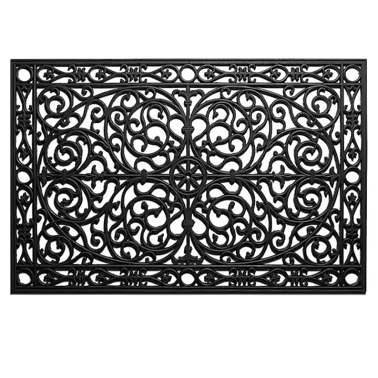 Ornate Art Deco Rubber Doormat, 36x24 in.>Kirklands Home Best