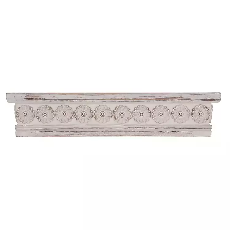ornate_farmhouse_wooden_wall_shelf__in_4-1.webp Ornate Farmhouse Wooden Wall Shelf, 28 in.>Kirklands Home Outlet