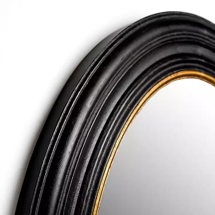 oval_bodiford_black_and_gold_wall_mirror_2.webp Oval Bodiford Black and Gold Wall Mirror>Kirklands Home New