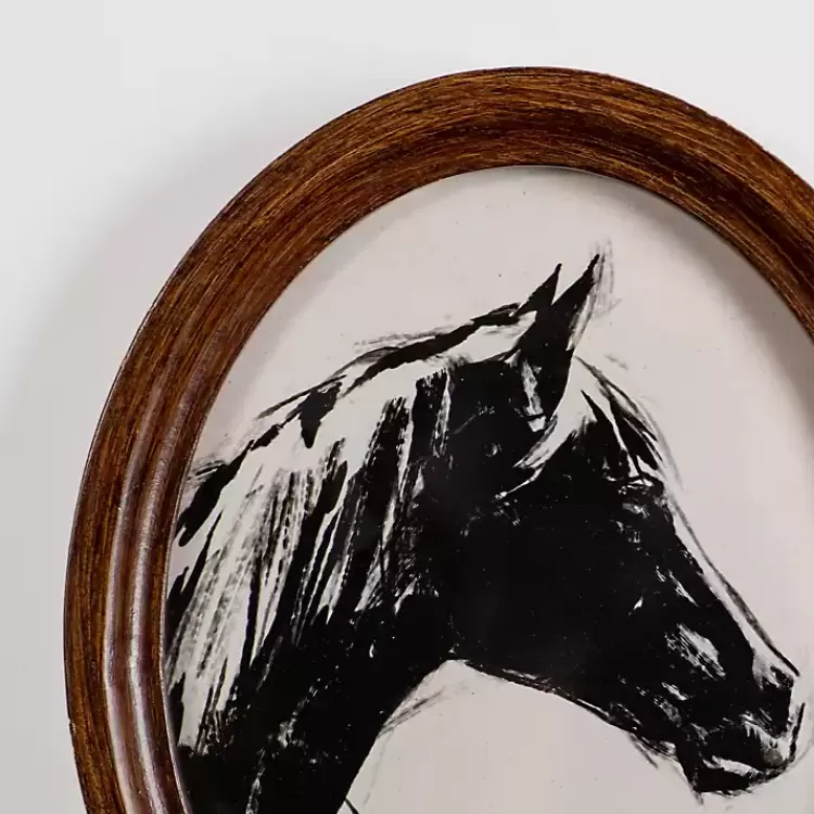 Oval Horse Portrait Framed Art Prints, Set of 2>Kirklands Home Sale