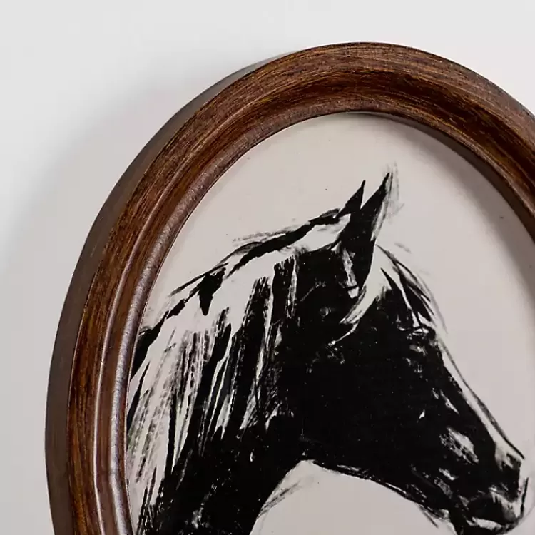 Oval Horse Portrait Framed Art Prints, Set of 2>Kirklands Home Sale