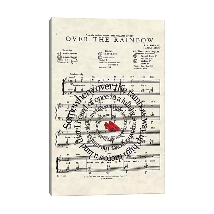 Over the Rainbow Canvas Art Print>Kirklands Home Outlet