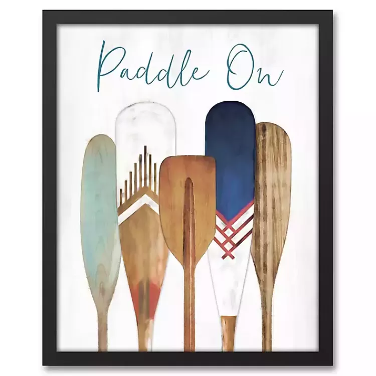 Paddle On Framed Canvas Art Print>Kirklands Home New