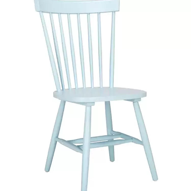 pale_blue_parker_spindle_dining_chairs_set_of__7.webp Pale Parker Spindle Dining Chairs, Set of 2>Kirklands Home Cheap