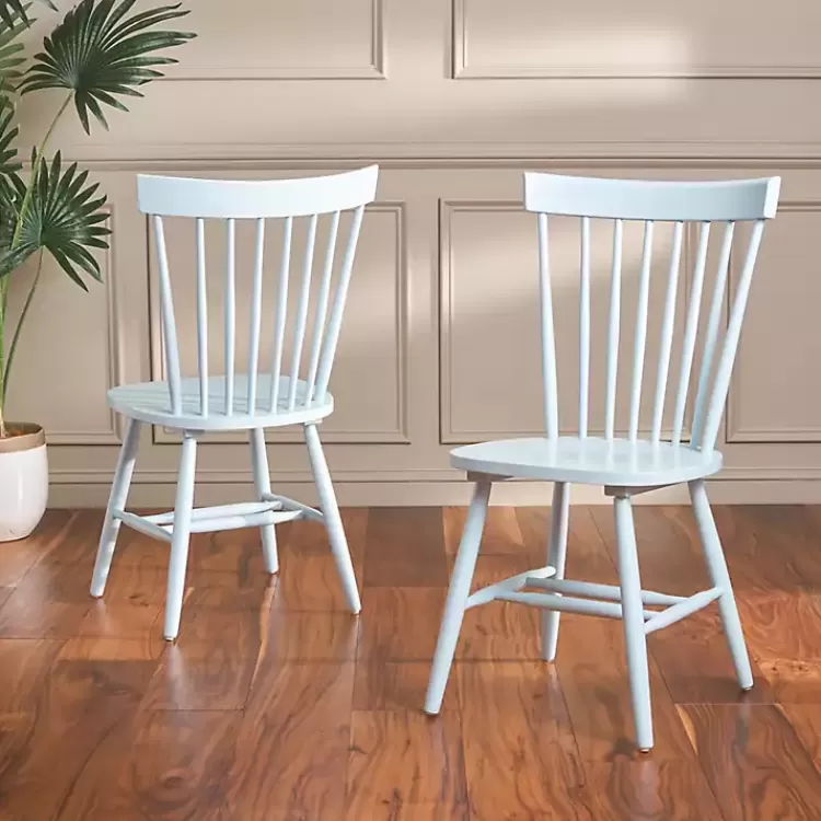pale_blue_parker_spindle_dining_chairs_set_of__8.webp Pale Parker Spindle Dining Chairs, Set of 2>Kirklands Home Cheap