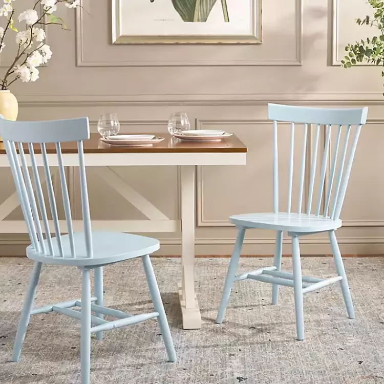 pale_blue_parker_spindle_dining_chairs_set_of__9.webp Pale Parker Spindle Dining Chairs, Set of 2>Kirklands Home Cheap