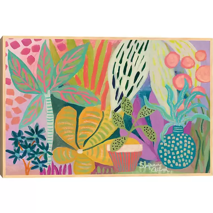 Palm Heaven Framed Canvas Art Print>Kirklands Home Fashion