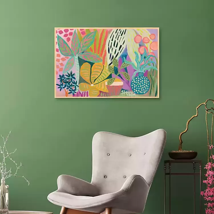palm_heaven_framed_canvas_art_print_2.webp Palm Heaven Framed Canvas Art Print>Kirklands Home Fashion