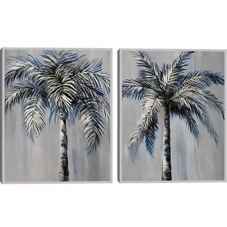 Palm Magic Framed Canvas Art Prints, Set of 2>Kirklands Home Hot