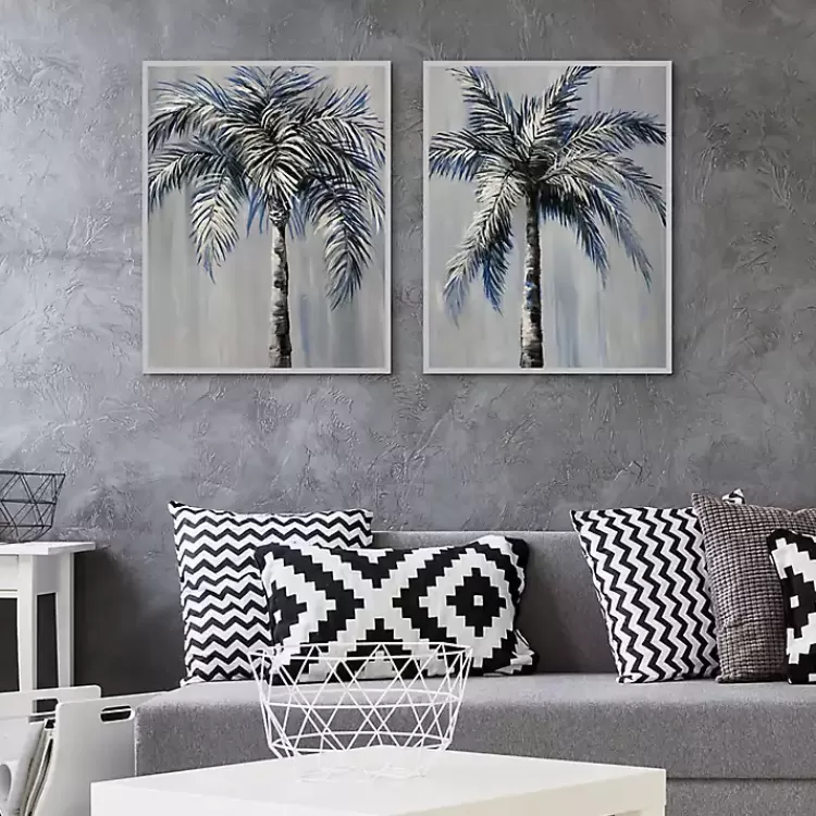 Palm Magic Framed Canvas Art Prints, Set of 2>Kirklands Home Hot