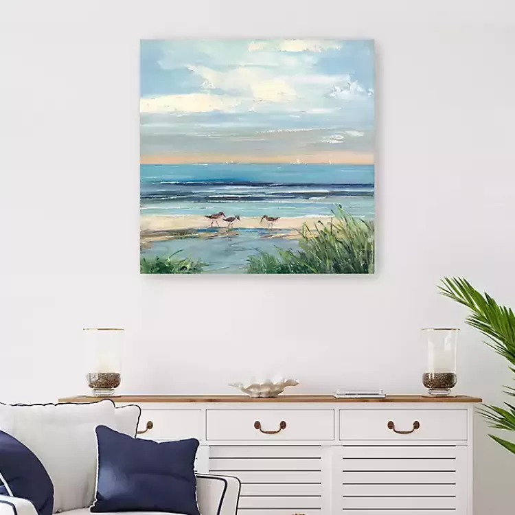Paradise Beach Canvas Art Print, 30x30 in.>Kirklands Home Store