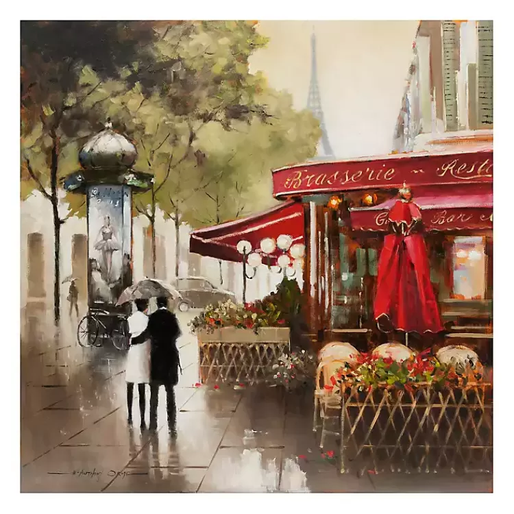 Paris in the Rain Giclee Canvas Art Print>Kirklands Home Store