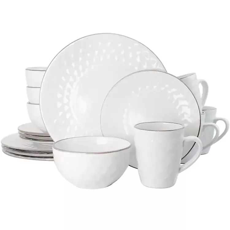 Pearl Stoneware 16-pc. Dinnerware Set>Kirklands Home Outlet