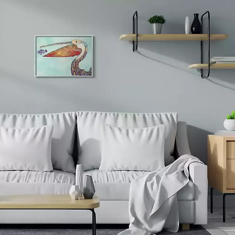 Pelican's Lost Supper Fish Framed Wall Plaque>Kirklands Home Hot