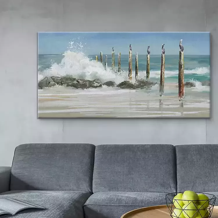 Perched By The Sea Canvas Art Print>Kirklands Home Flash Sale
