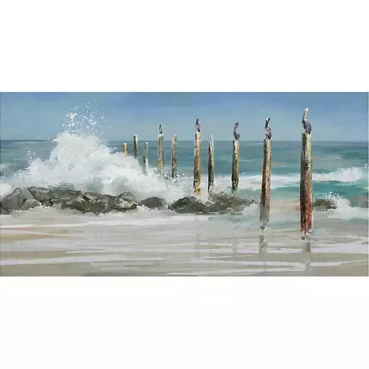 Perched By The Sea Canvas Art Print>Kirklands Home Flash Sale