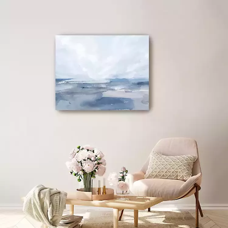Periwinkle Sea Canvas Art Print>Kirklands Home Best Sale
