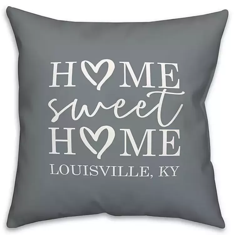 Personalized Home Sweet Home Outdoor Pillow>Kirklands Home New