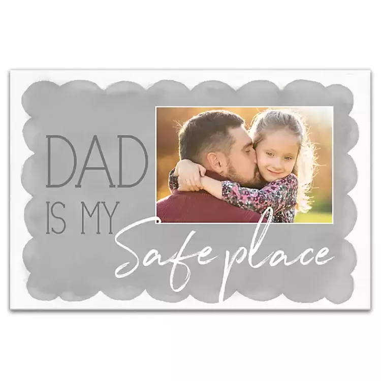 Personalized Dad is My Safe Place Canvas Art Print>Kirklands Home Fashion