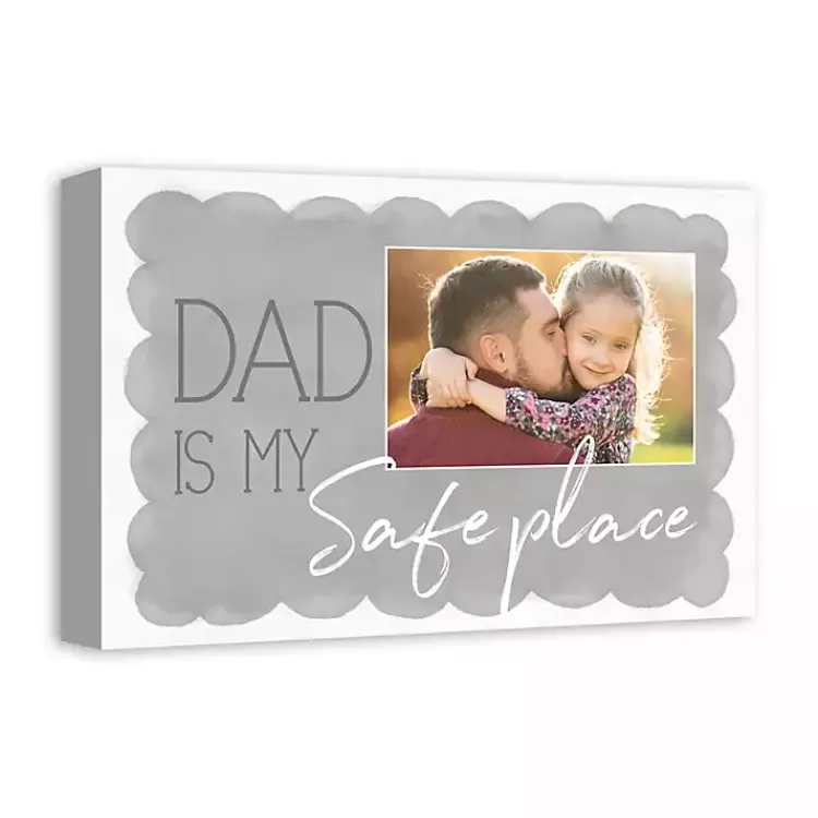 Personalized Dad is My Safe Place Canvas Art Print>Kirklands Home Fashion