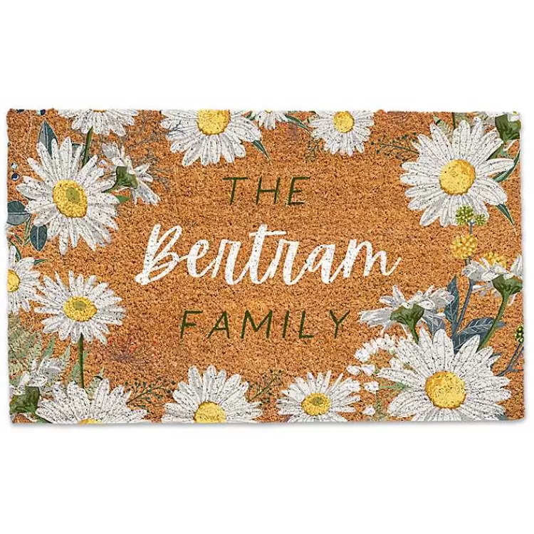 Personalized Daisy Chain Coir Doormat>Kirklands Home Cheap