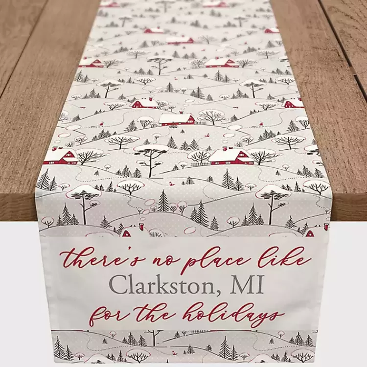 Personalized Home For The Holidays Table Runner>Kirklands Home Hot