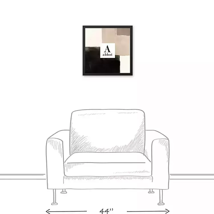 personalized_neutral_patchwork_framed_wall_plaque_2.webp Personalized Neutral Patchwork Framed Wall Plaque>Kirklands Home Best