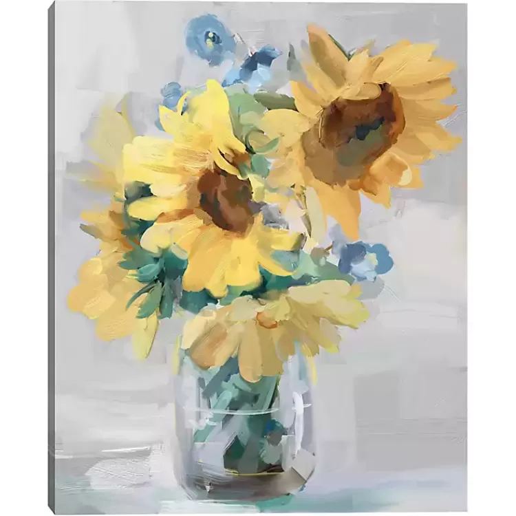 Petite Fleurs Sunflower II Canvas Art Print, 16x20>Kirklands Home Clearance