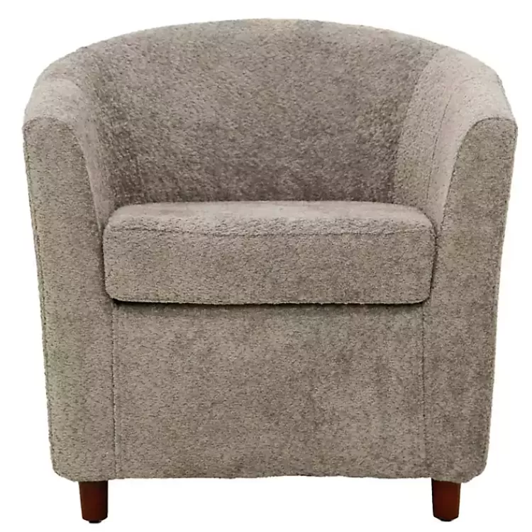 Pewter Boucle Parker Club Chair>Kirklands Home Store