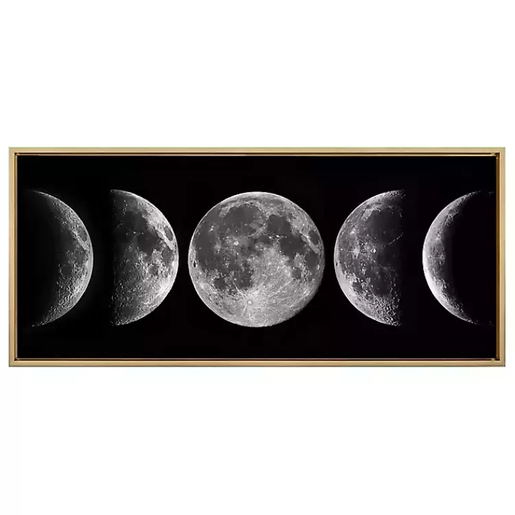 Phases of the Moon Framed Canvas Art Print>Kirklands Home Hot