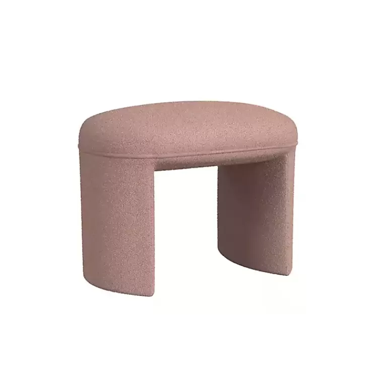 pink_boucle_oval_upholstered_ottoman_3.webp Boucle Oval Upholstered Ottoman>Kirklands Home Flash Sale