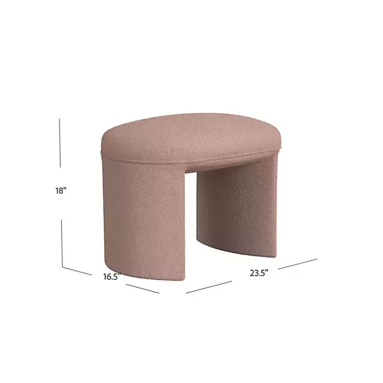 pink_boucle_oval_upholstered_ottoman_5.webp Boucle Oval Upholstered Ottoman>Kirklands Home Flash Sale