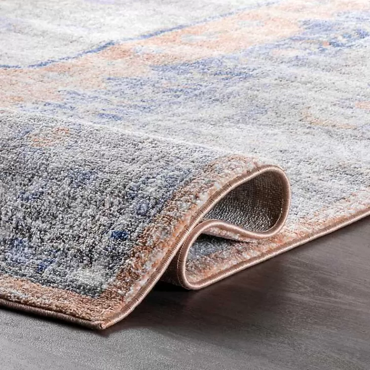 Pink Vintage Floral Print Area Rug, 5x7>Kirklands Home Best