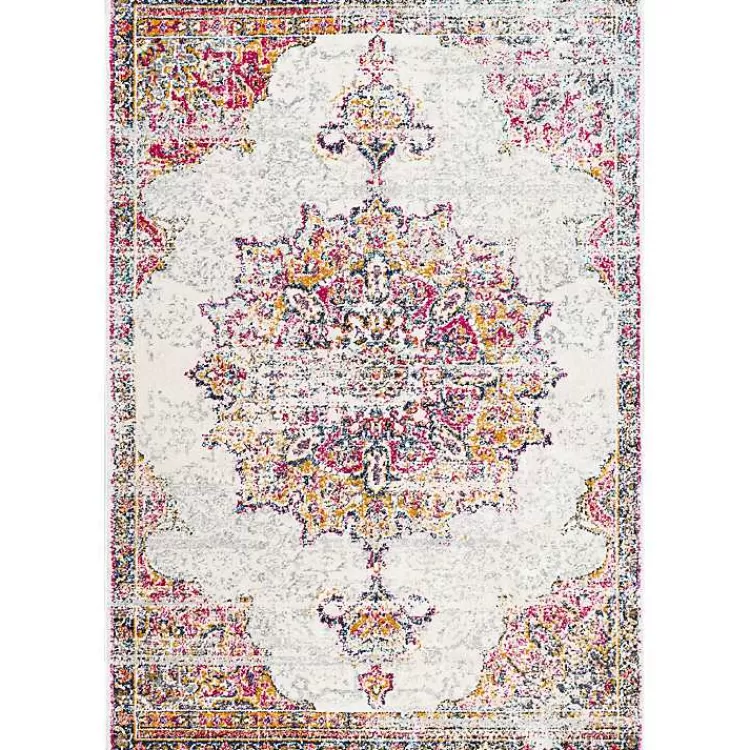 Pink Vintage Medallion Area Rug, 8x12>Kirklands Home Best