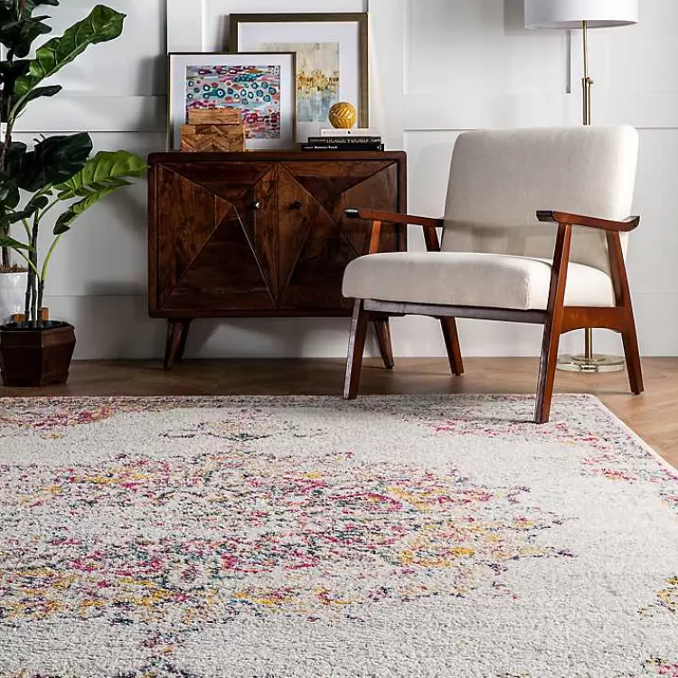 pink_vintage_medallion_area_rug_x_2.webp Pink Vintage Medallion Area Rug, 10x14>Kirklands Home Flash Sale