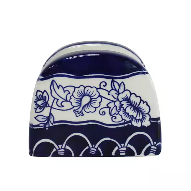 Pip Vintage Blue Floral 3-pc. Shaker & Napkin Set>Kirklands Home Cheap