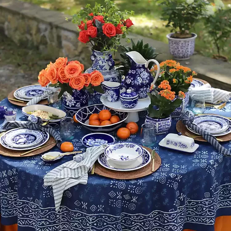 Pip Vintage Blue Floral 2-pc. Sugar & Creamer Set>Kirklands Home Store