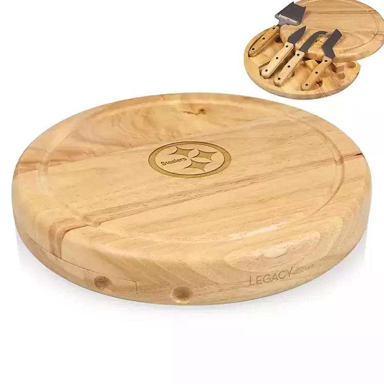 Pittsburgh Steelers Cheese Board and Tool Set>Kirklands Home New