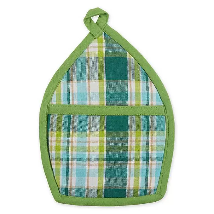 plaid_garden_gnome_pc_towel_and_pot_holder_set_2.webp Plaid Garden Gnome 3-pc. Towel and Pot Holder Set>Kirklands Home Hot